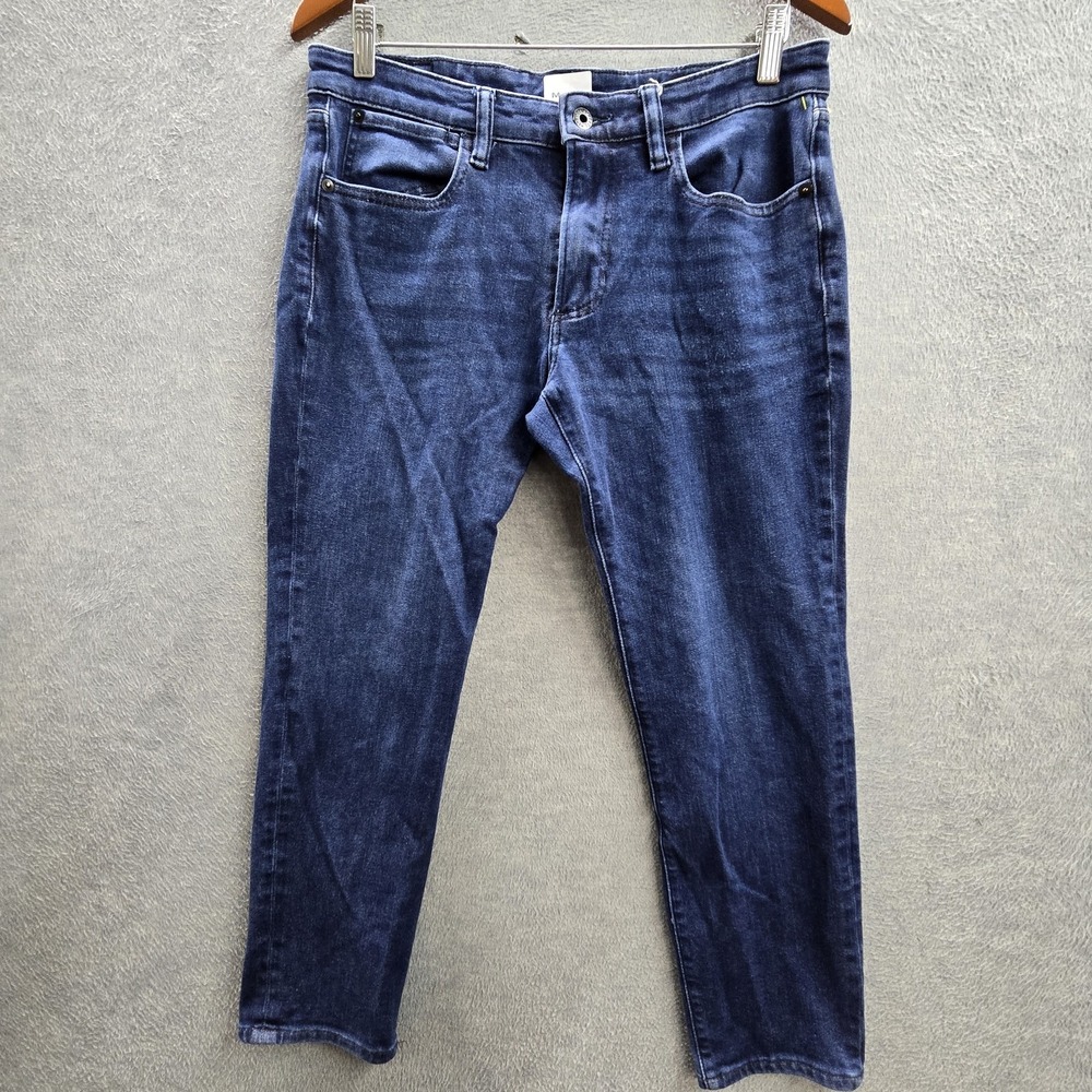 Bonobos Women Jeans 32X28 Blue Denim BDB10919V 24" Inseam READ